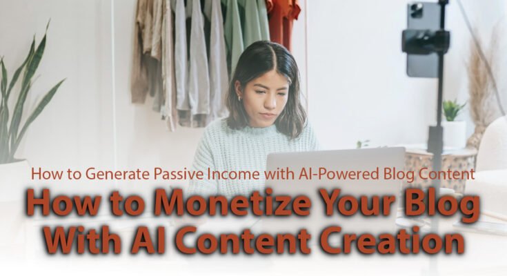 How to Generate Passive Income with AI-Powered Blog Content