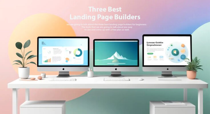 The Three Best Landing Page Builders for Beginners